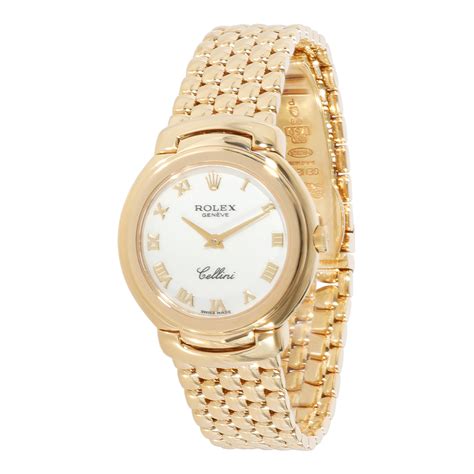 rolex cellini gold womens|rolex cellini ladies 18k gold.